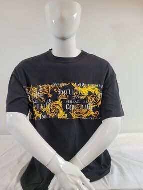 Versace Jeans Men's T-Shirt XL Big Logo $195 100% Authentic Brand New W/ Tags